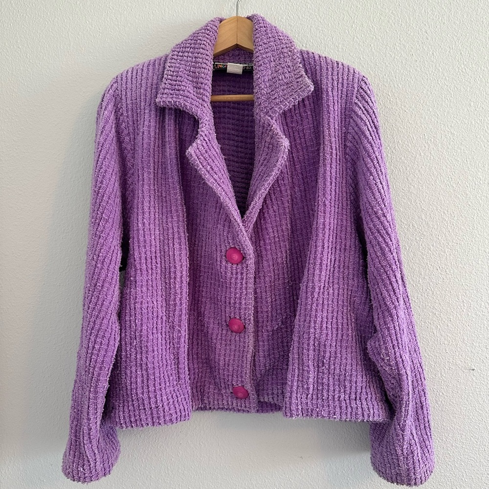 Vintage it’s outta the bag… ingest-potch-ket purple coat